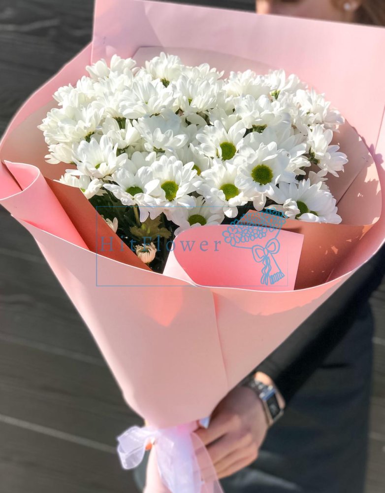 Букет цветов из: Хризантемы